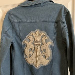 Women’s beaded jean jacket